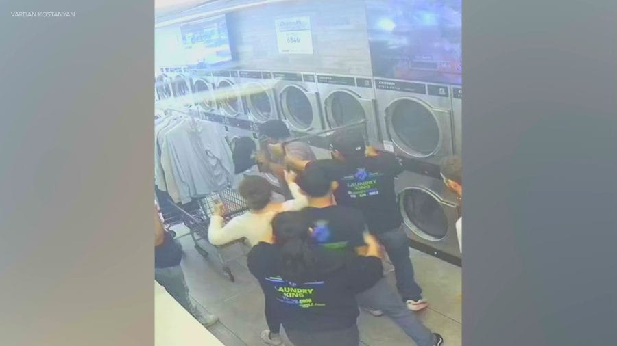 Violent Robbery Attempt at North Hollywood Laundromat Caught on Camera