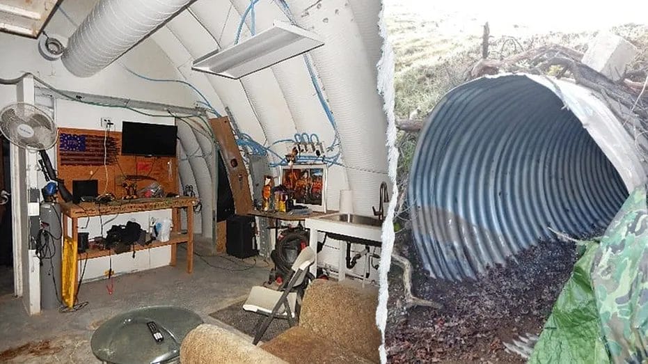California Man Arrested in Connection with Weapons Cache Found in Fortified Underground Bunker