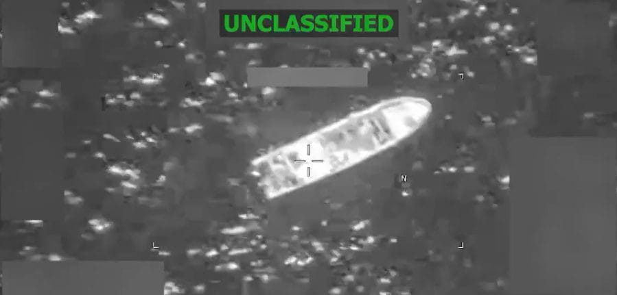 Military Strike Kills 3 Narcoterrorists on Vessel in Pacific Ocean