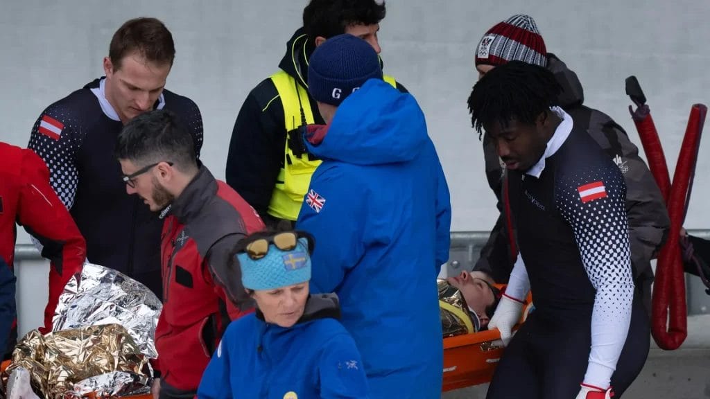 27-year-old Bobsleigh Star Hospitalized After Horror Winter Olympics Crash