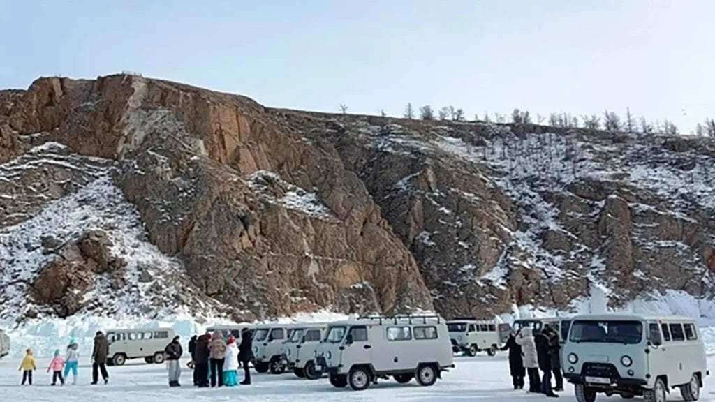 Horror as Tourist Minibus Plunges Through Ice on World’s Deepest Lake, Eight Feared Dead