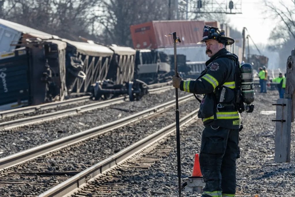 Investigation Continues After Freight Train Derailment in Dixmoor, Damage to Streets Remains