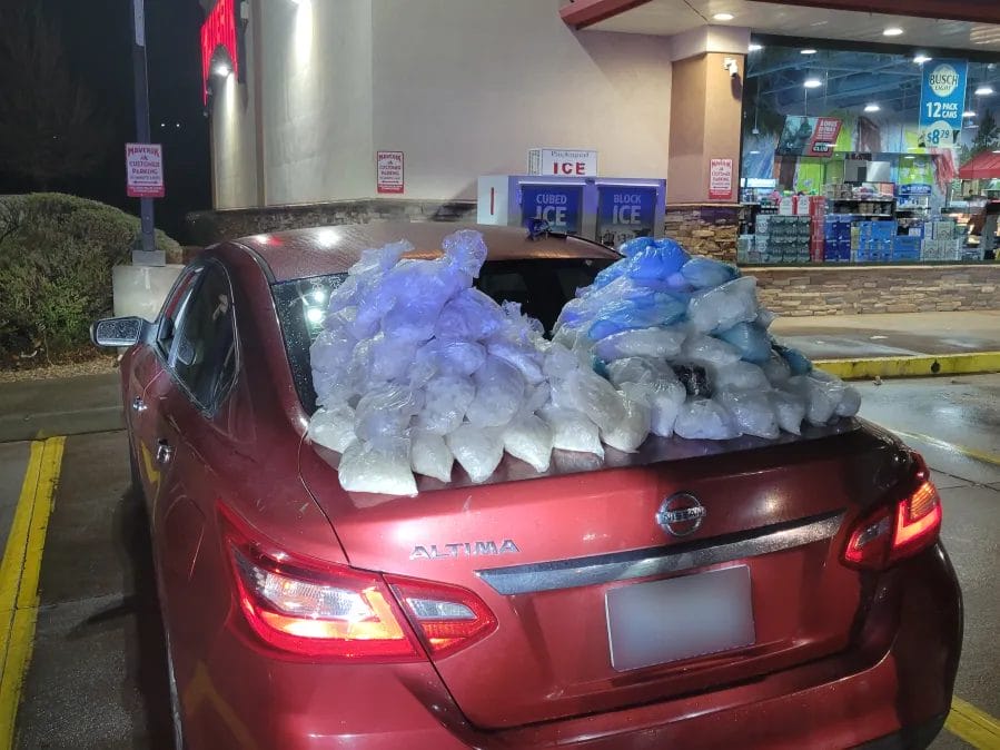 Man Arrested with Over 100 Pounds of Meth in Washington County Traffic Stop