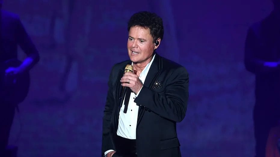 Woman sues Donny Osmond for negligence after being struck by concert ball at Las Vegas show