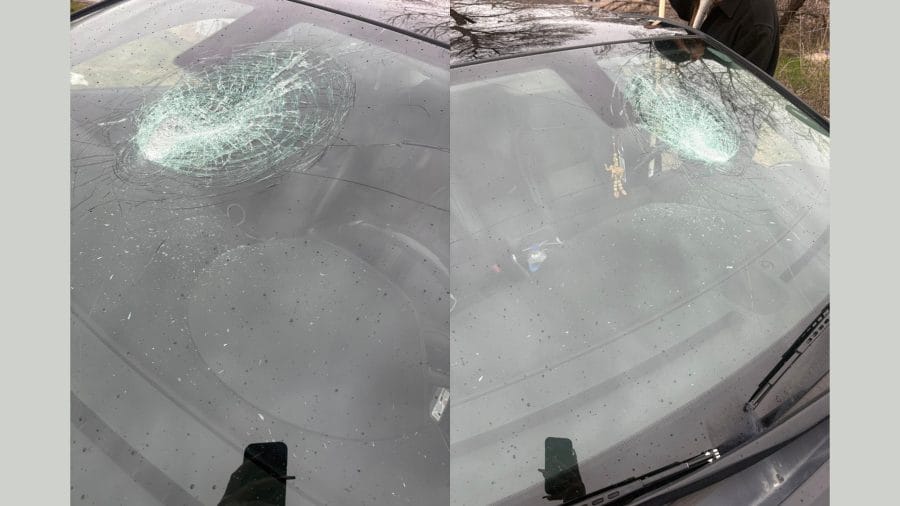 North Ogden Resident’s Vehicle Damaged by Unsecured Truck Debris