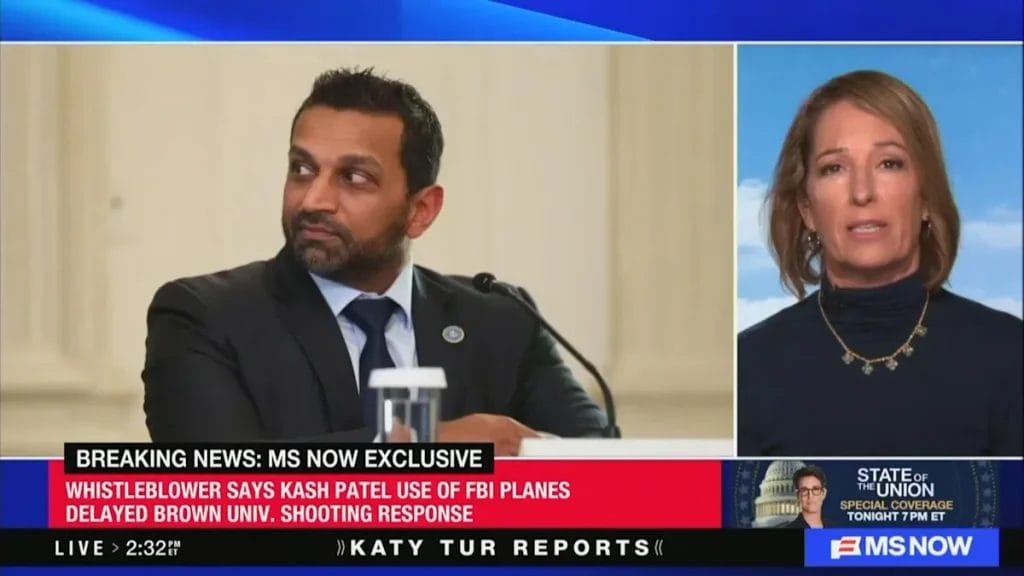 FBI Director Kash Patel’s Misuse of Government Jet Harms Investigations: Whistleblower