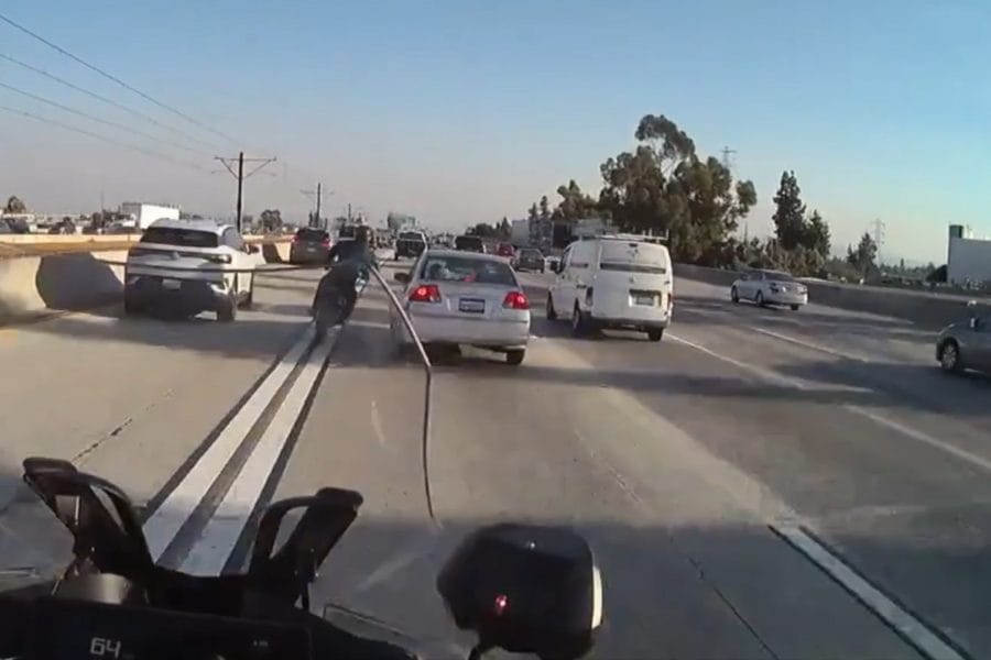 Motorcyclist Wanted After Evading Pasadena Police in Video