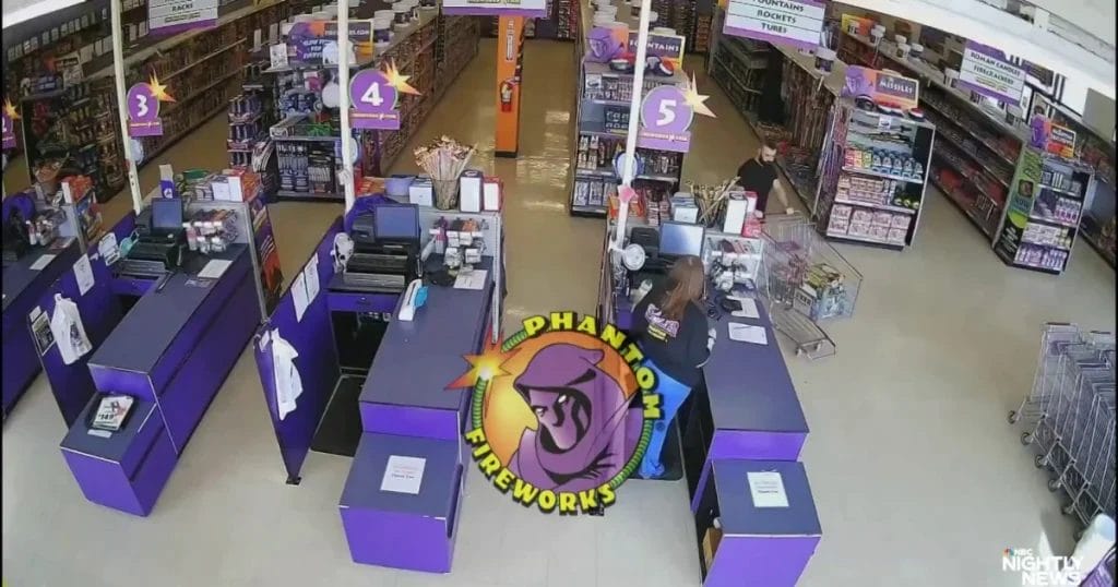 Michigan synagogue suspect caught on camera buying fireworks before attack