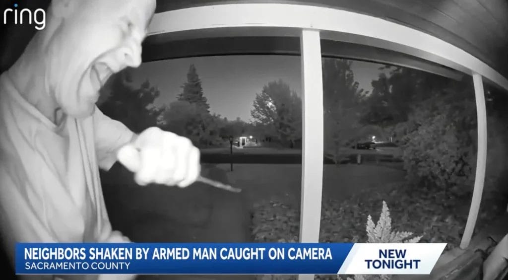 Knife-wielding man terrifies neighborhood, released in 90 minutes